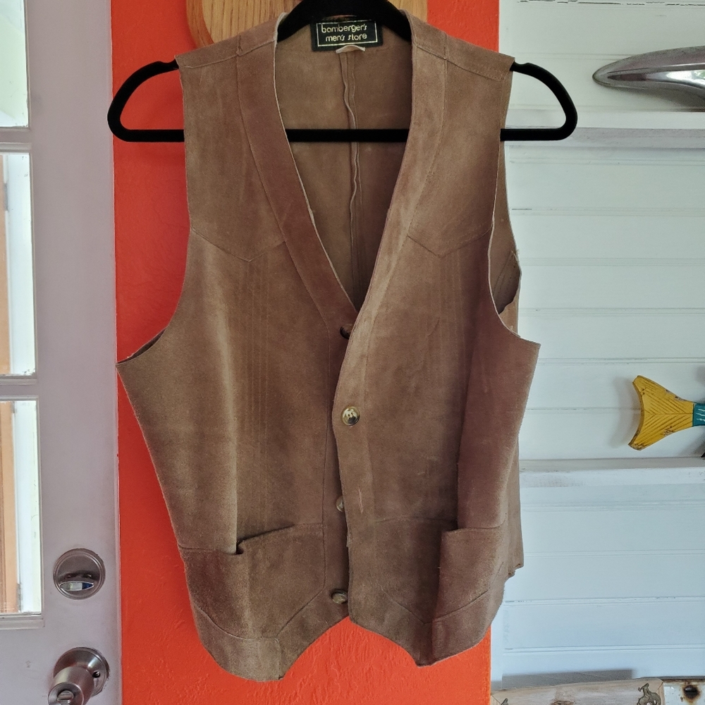 Vintage Suede Vest